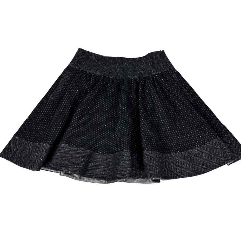 Diane Von Furstenberg Black Ballou Skirt Size 8 New